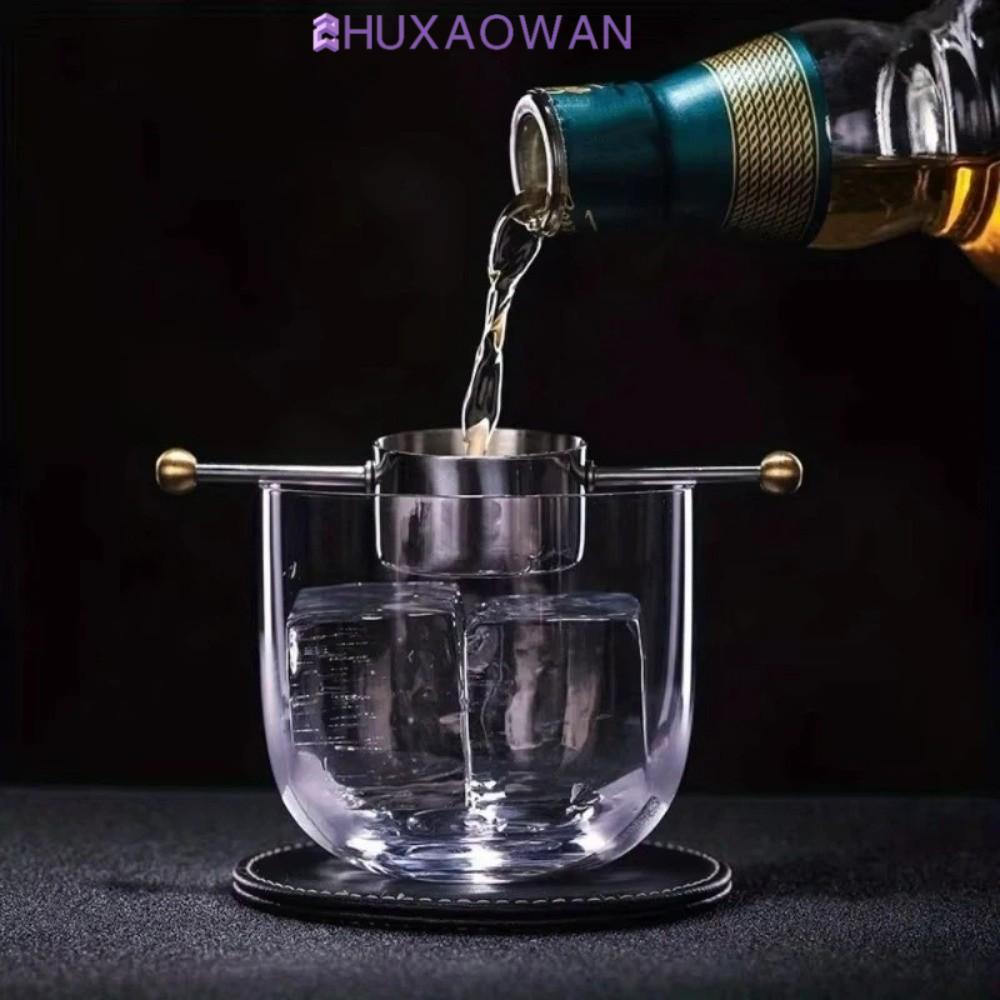 Cốc đo thanh ZHIXAOWAN, Jigger cocktail thanh dài bằng thép không gỉ, Thiết kế hạt đôi 30ml chuyên n