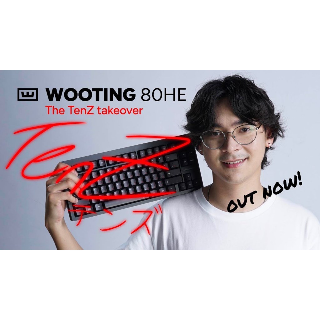 Bàn Phím Wooting 80he TenZ TakerOver từ tính Gaming Chuyên nghiệp