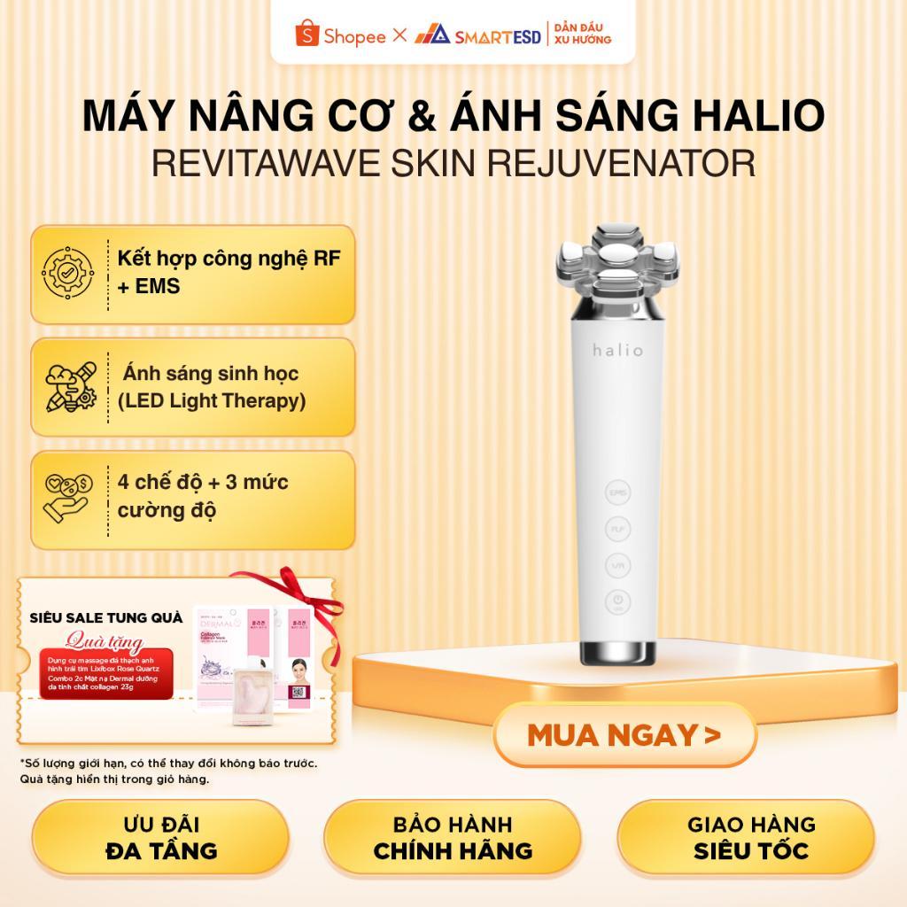 Máy Nâng Cơ Giảm Mỡ Mặt & Trẻ Hoá Da kết hợp Ánh Sáng Sinh Học Halio - Chính hãng