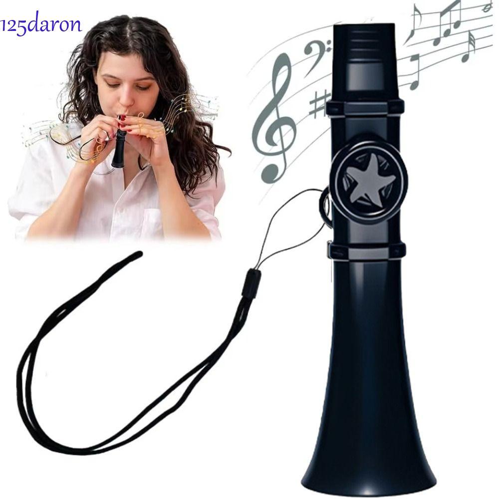 DARON1 Professional Kazoo, Sáo Kazoo thân bằng nhựa thiết kế di động, Ống ngậm Dudu vui nhộn Kích th