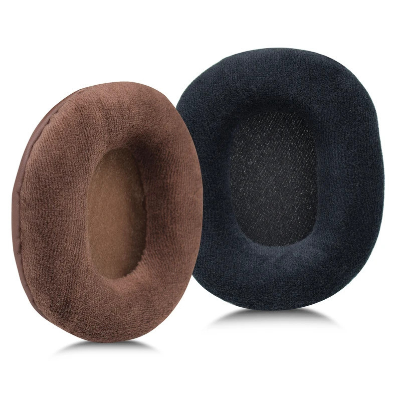 1 Cặp Velvet Velour OVAL Miếng đệm tai thay thế cho tai nghe ATH-M40 ATH-M50 M50X M30 M40 M35 SX1 M5