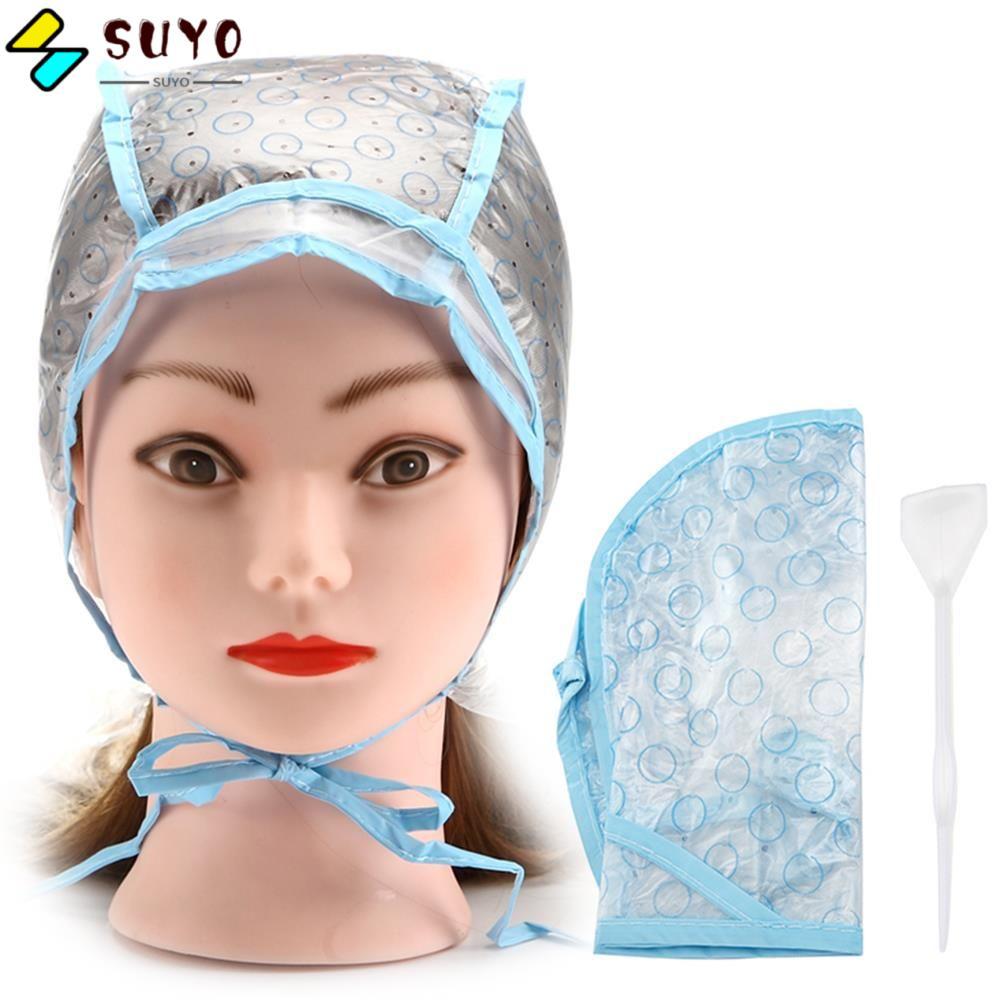 SUYO Hair Dying Cap Dụng cụ tạo kiểu Móc Brush Salon Dye Cap