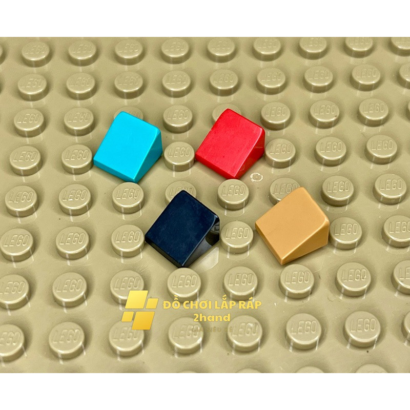 Đồ chơi lắp ráp chính hãng - Combo 20 gạch 1x1x 2/3 dốc, vát, xéo 45 độ - ID: 54200 (2hand)