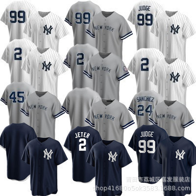Áo bóng chày số 48, 99 và 2, New York Yankees, Antony Rizo.