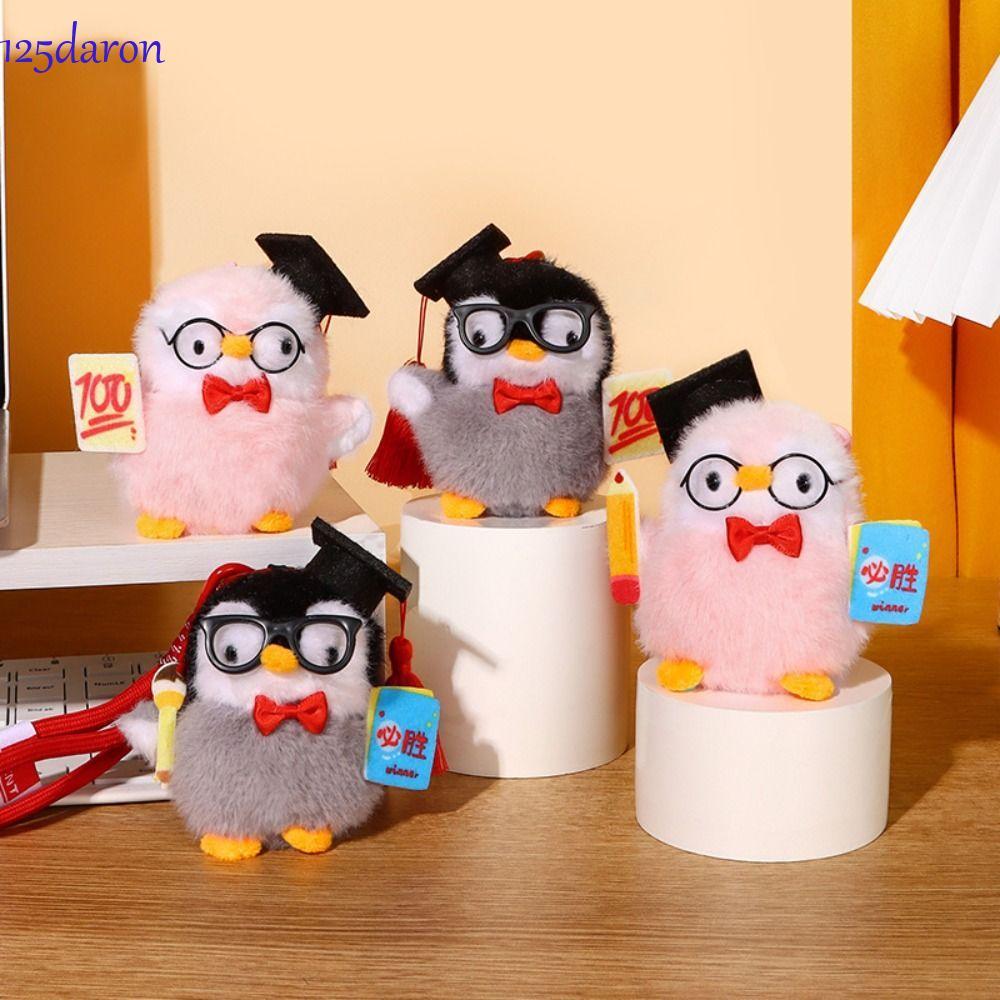 Móc khóa chim cánh cụt sang trọng DARON1, Bộ sưu tập lông tơ Mini Penguin Plushie Doll, Treo sáng tạ