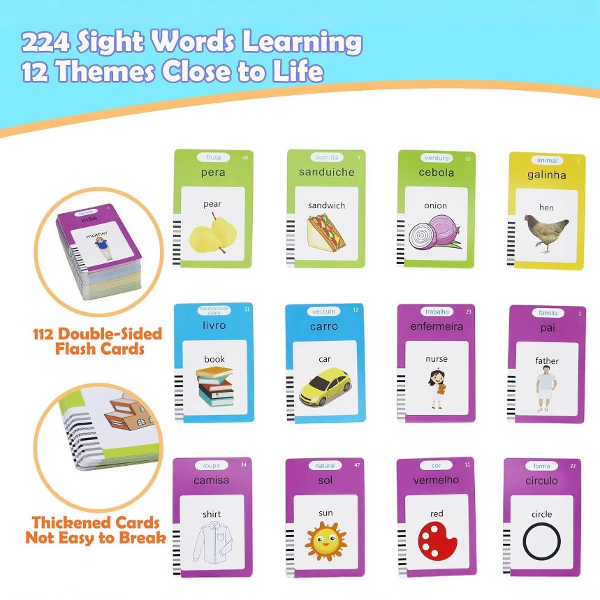 3.9-Máy thẻ Bồ Đào Nha nói thẻ flash nói thẻ flash Bồ Đào Nha Máy đào tạo sớm