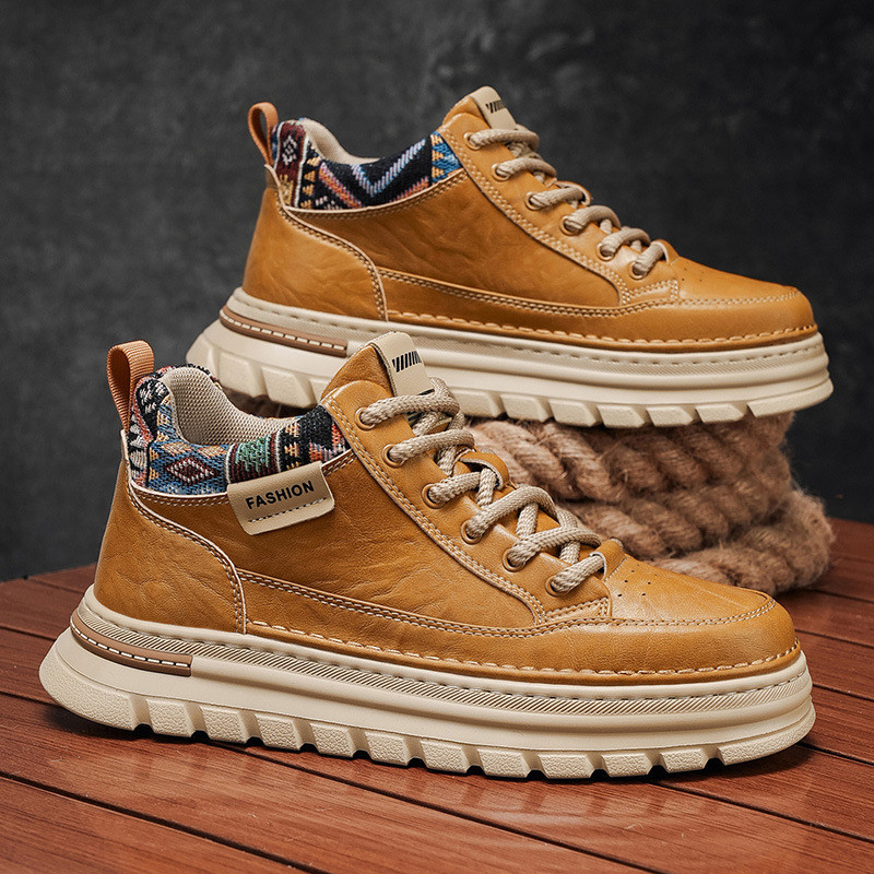 [Sản phẩm mới] Giày nam cao cấp thời trang mùa thu Giày thường ngày phù hợp cho nam Giày bốt Martin Giày thể thao ngoài trời [Giảm giá hấp dẫn]