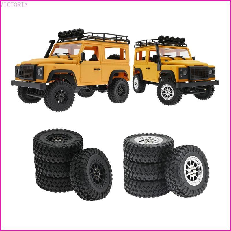 VIC 4 Bộ Lốp Cao Su RC 70mm 1 12 Lốp Bánh Xe Cho 1 12 RC Xe Đua Xe Ô Tô Xe Tải MN90 MN91 MN99 MN99S