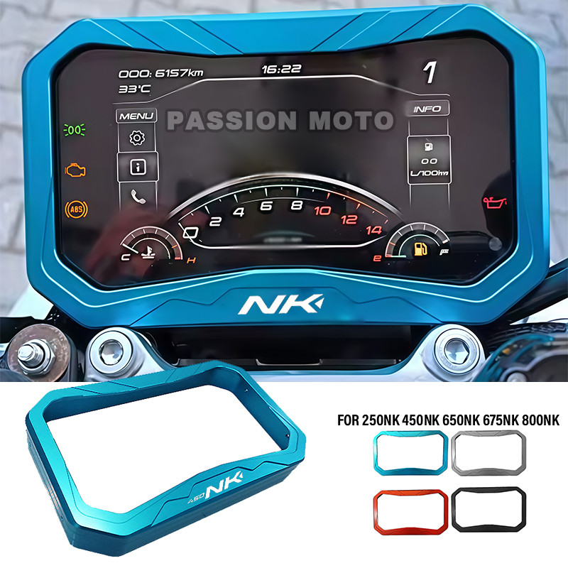 Đồng Hồ CNC Khung Bao Màn Hình Glare Lá Chắn Nhạc Cụ Bảo Vệ Màn Hình Cho CFMOTO CF 450NK NK450 250NK