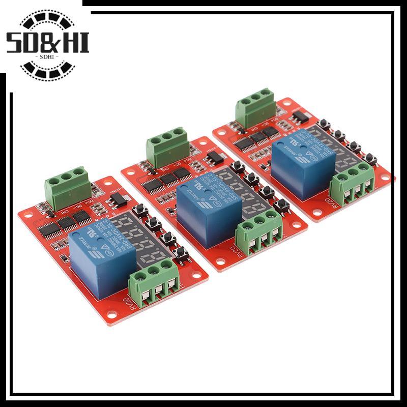 [SD & HI] Công tắc hẹn giờ trễ vòng lặp mô-đun rơle đa chức năng 1 kênh FRM01 DC 5 / 12 / 24V (vn)