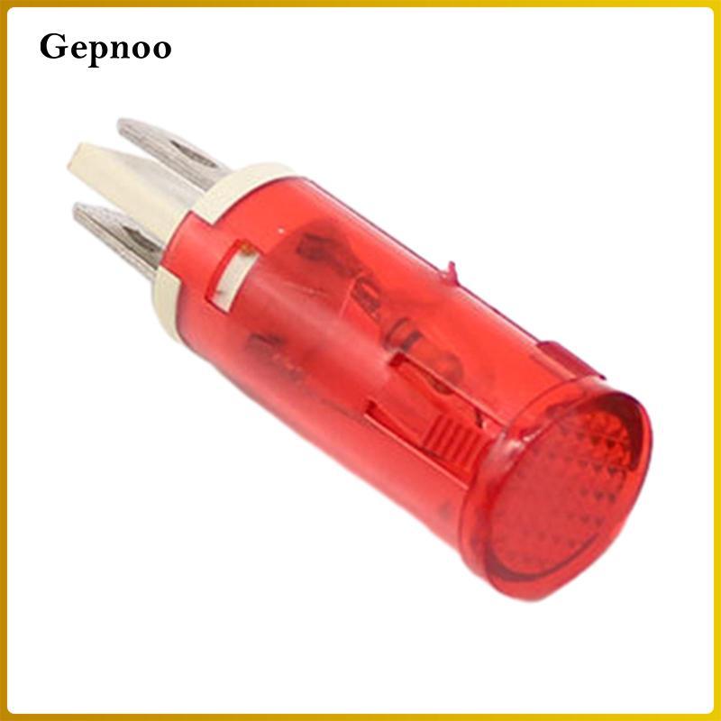 Đèn báo 220V Đèn tín hiệu MDX-14A Gắn bảng nhỏ cho tủ đông Thiết bị gia dụng nhỏ Tủ lạnh Điện