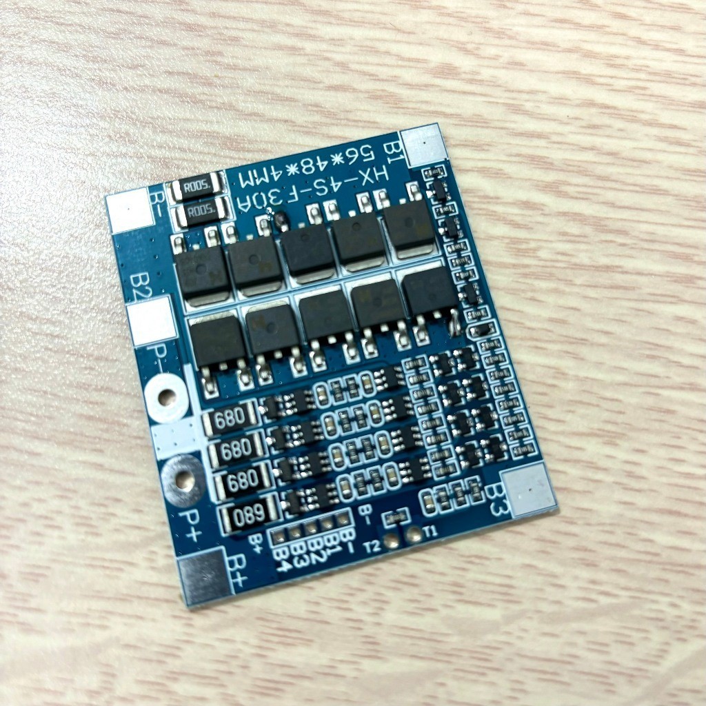 Mạch BMS LifePO4 4S 30A -- Mạch sạc bảo vệ pin sắt 4S 30A