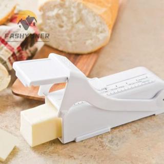 Máy thái bơ dính FASHYUNER, Dụng cụ làm bánh Máy cắt bơ có thể điều chỉnh, Dụng cụ nhà bếp chất lượng có dấu đo Phô mai Bộ chia bánh mì nướng bánh