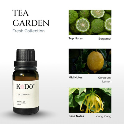Tinh Dầu Trà Xanh KODO Tea Garden - Tinh Dầu Xông Phòng Thanh Mát & Thư Giãn, Thanh Lọc Không Khí
