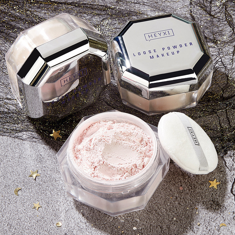 Bán chạy HEYXI HEYXI HEYXI Han Yuanxi Phong cách mới Air Matte Loose Powder Setting Powder Powder Ke