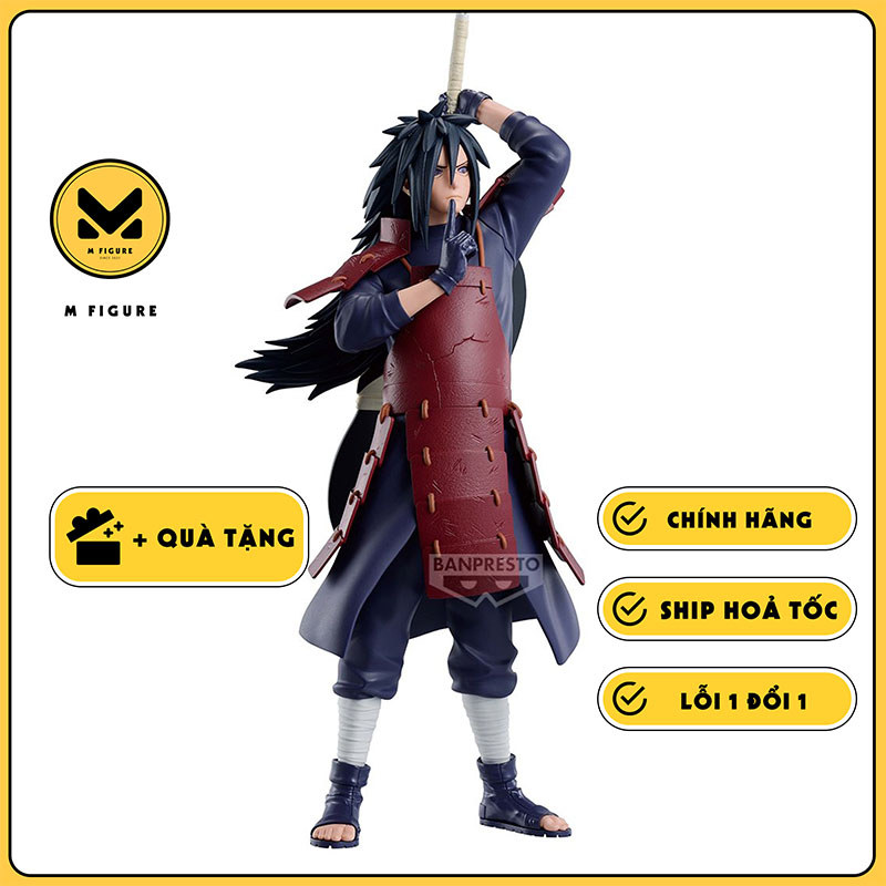 MÔ HÌNH Uchiha Madara - Naruto Shippuuden (Bandai Spirits) FIGURE CHÍNH HÃNG