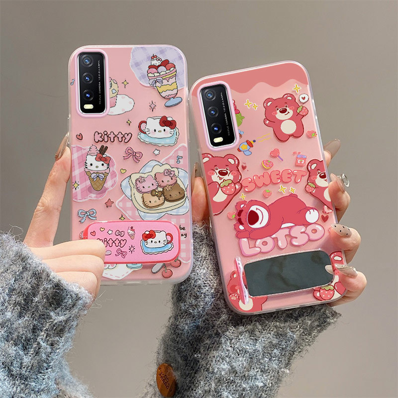 Ốp lưng vivo y20 vivo y12s y20s ốp lưng gương khung thạch ốp điện thoại