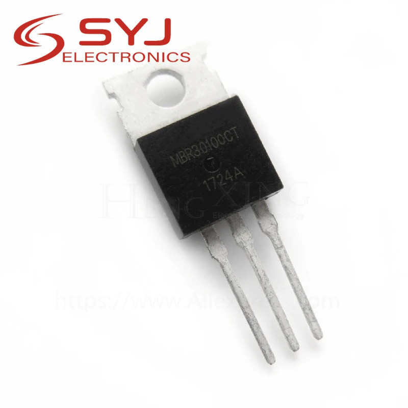 10 Cái / lốc MBR30100CT MBR30100 MBRF30100 B30100G TO-220 Còn Hàng