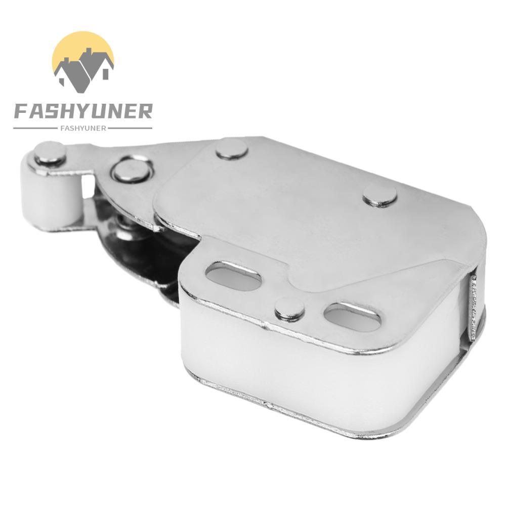 FASHYUNER 4 Chốt Cửa Tủ, Đẩy Để Mở / Bấm Mở Đầu Mini Tủ Cửa Bắt, Tự Khóa Cảm Ứng Phát Hành Tự Động L