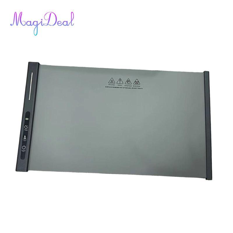 Khay sưởi ấm điện MagiDeal Máy hâm nóng thực phẩm bằng điện gấp, Tấm sưởi ấm thực phẩm, cho bàn Buffet Quà tặng tân gia tại nhà