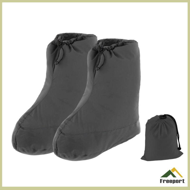 Xuống Booties Tất Ấm Cắm Trại Booties Chân Ấm Bao Chống Gió Di Động Có Túi Bảo Quản Tất Ngủ Cho Lều 