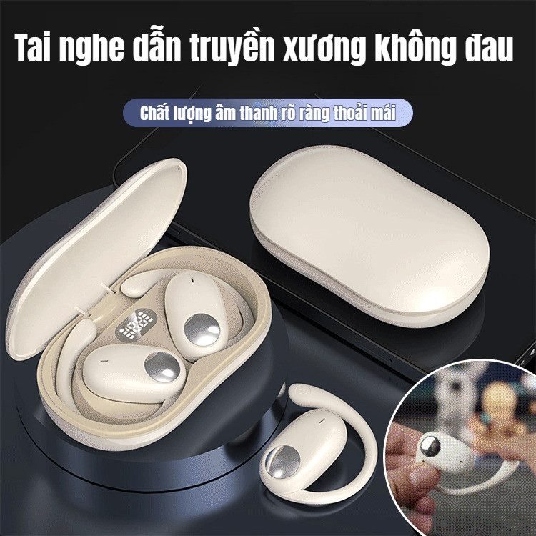 【Thiết Kế Xoay 180° Tiện Lợi】 Tai Nghe Bluetooth Mở Xoay 180° OWS Tai Nghe Bluetooth/Tai Nghe Mở/Tai