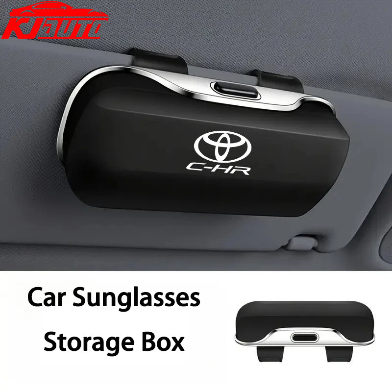 Toyota CHR Tấm Che Nắng Ô Tô Kính Mát Giá Đỡ Báo Chí Công Tắc Kính Mắt Hộp Bảo Quản Lót Mềm Chống Tr