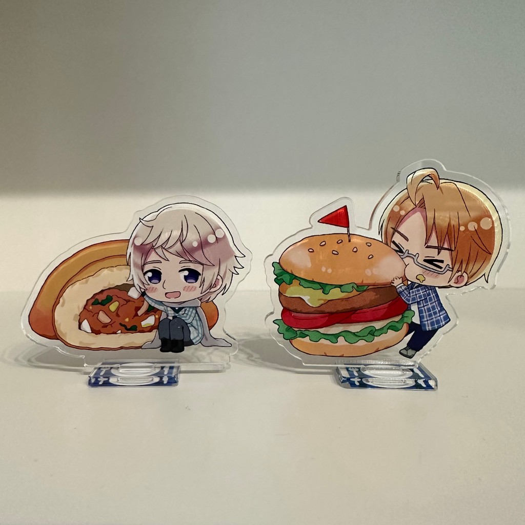 Cartoon Hetalia: Axis Powers Anime Figures Italia Venechiano Ludwig Alfred F. Jones Cute Standing Si