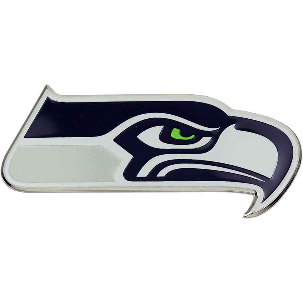 FANMATS 60471 - NFL - Seattle Seahawks Biểu tượng màu dập nổi | Logo chính Seahawk Head