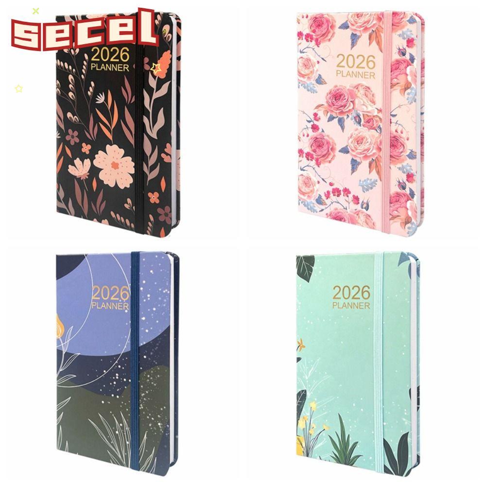 SECEL 2026 Công cụ lập kế hoạch bỏ túi, Jan.2026 - Tháng 12.2026 Lịch bỏ túi hàng tuần và hàng tháng