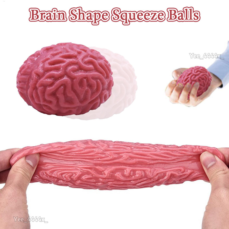 Bóng Căng Thẳng Hình Não Mới Lạ Squishy Đồ Chơi Trí Não Chậm Phục Hồi Giảm Căng Thẳng Bóng Chữa Đồ C