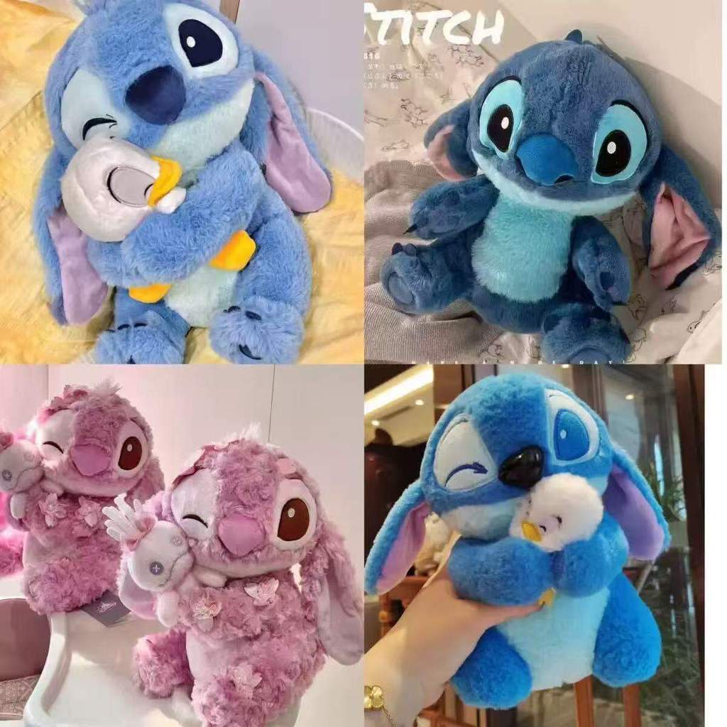 Mềm Disney Lilo Và Stitch Nhồi Bông Stitch Sang Trọng Đồ Chơi Đáng Yêu Stitch Giáng Sinh Cuddly Gối 