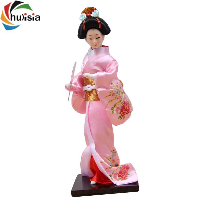 Curisia 11 "Nhật Bản Kimono Geisha Châu Á Geisha Humanoid Girl Tượng Thanh Trang Trí