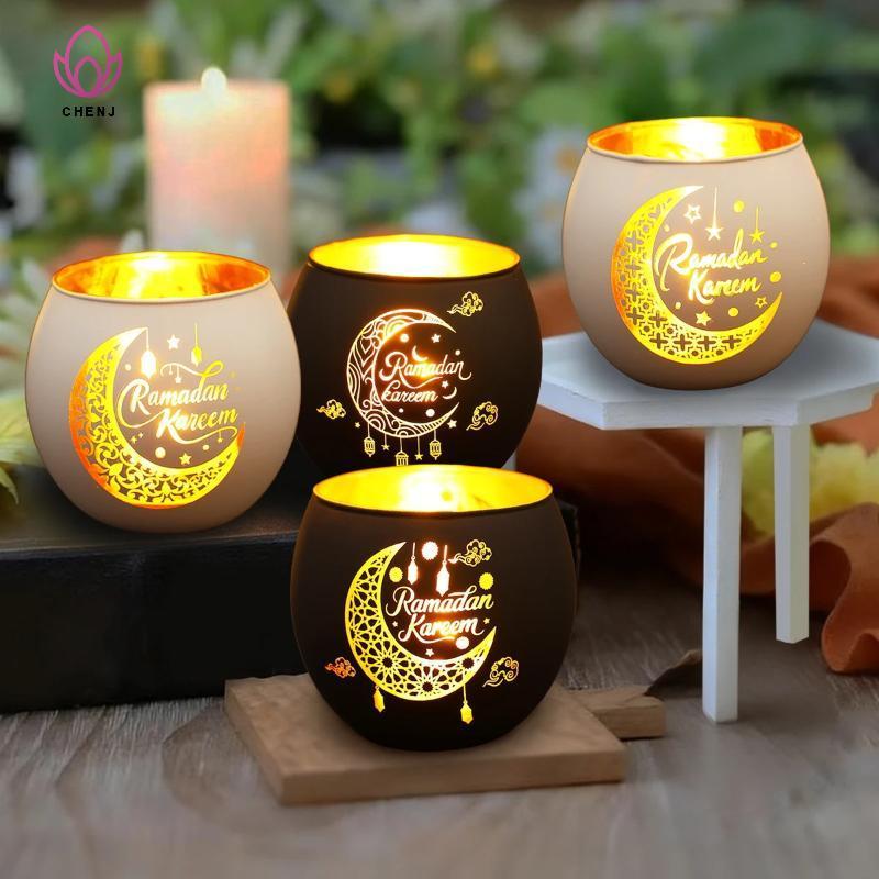 [CENJ] Giá đỡ nến Ramadan Kareem Đồ trang trí Ramadan cho gia đình 2026 Eid Al-Fitr Quà tặng Hồi giá
