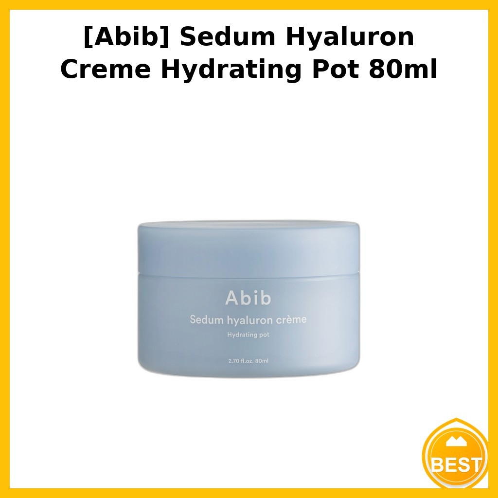 [Abib] Chậu dưỡng ẩm Sedum Hyaluron Creme 80ml / Creme Hàn Quốc / Họa tiết nhẹ / Chính hãng 100% của