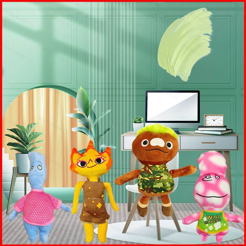 ST1 Disney Nguyên Tố Wade Ember Clod Gale Anime Dễ Thương Sang Trọng Sang Trọng Đồng Hành Búp Bê Mềm