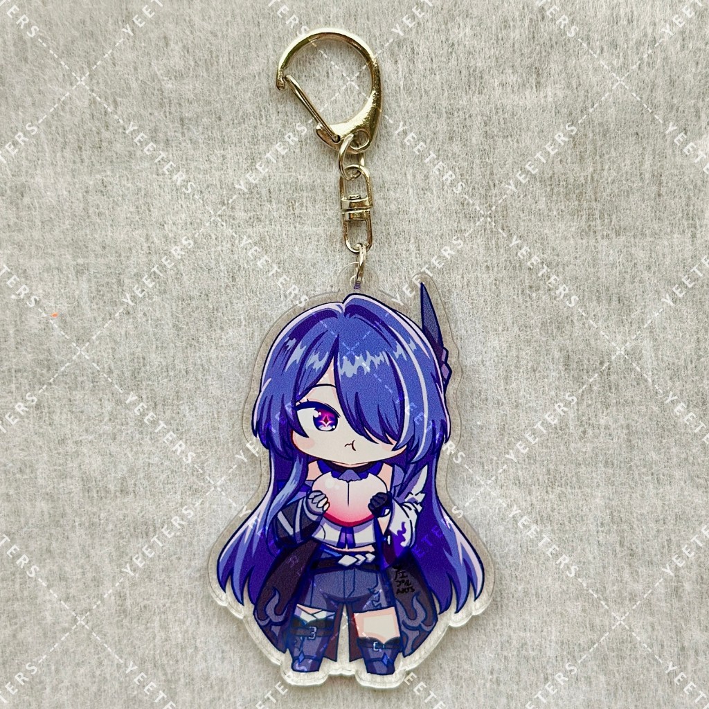 Honkai StarRail - Acheron Chibi Acrylic Keychain