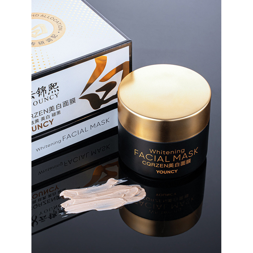 Mặt nạ CQRZEN CQRZEN Làm sáng tông màu da Trang điểm quốc gia Giấy chứng nhận đặc biệt 110g [FXw]