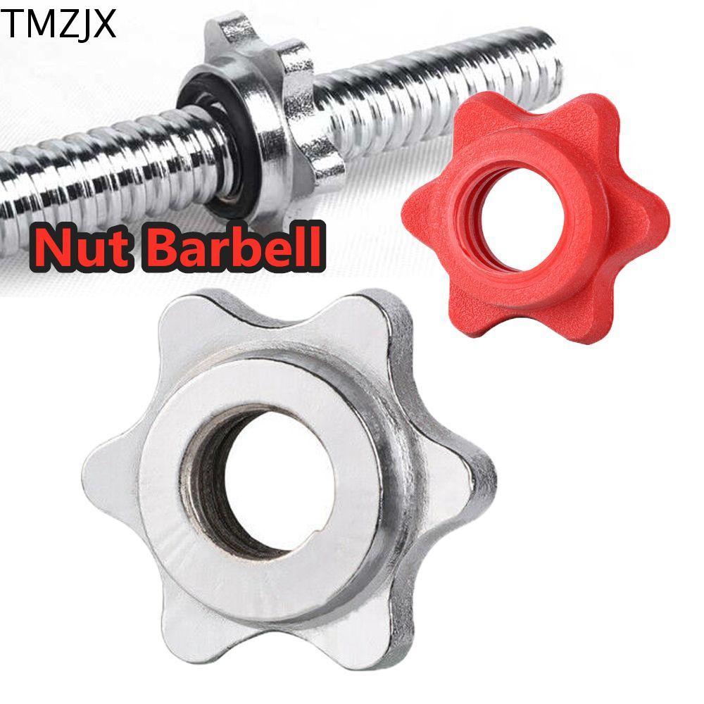 TMZJX Dumbell Nut Tiêu chuẩn Bền Kẹp Dumbell Cố định Quả tạ Phụ kiện nâng tạ Đai ốc lục giác
