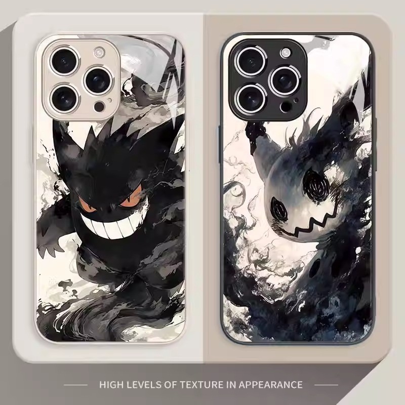 [Khuyến nghị cửa hàng] Thích hợp cho vỏ điện thoại Apple 16promax iphone15 Pokémon 14puls Ink Painti