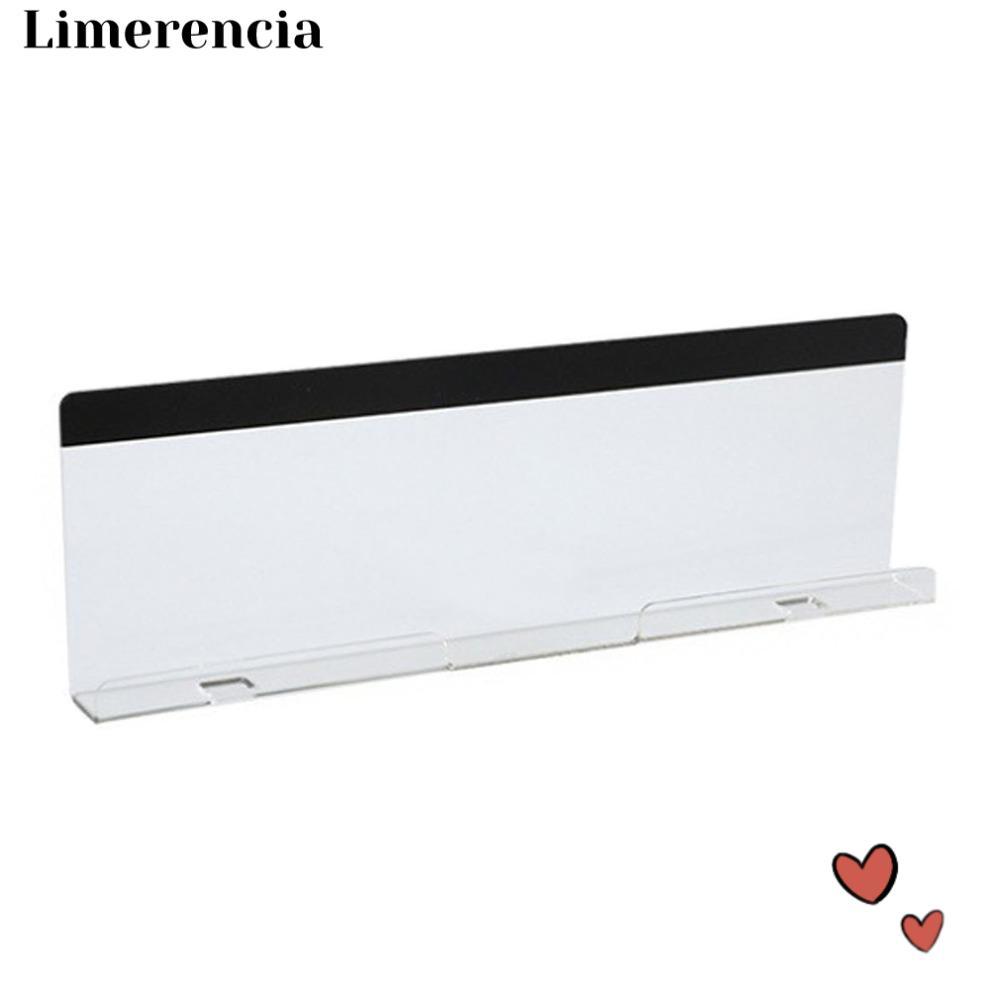 LIMERENCIA 2 Chiếc Màn Hình Bảng Ghi Nhớ Đáy, Có Lỗ Sạc Màn Hình Acrylic Bảng Ghi Nhớ Gắn Đáy, Trong
