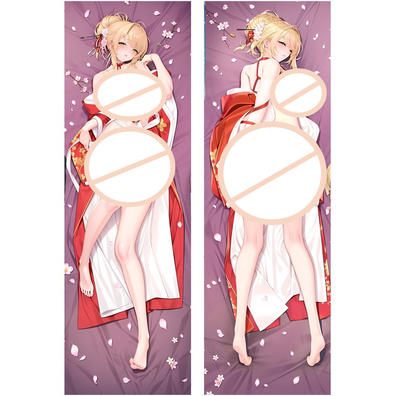 Anime Nhật Bản Fate Stay Night Sabre Vỏ Gối Ôm Cơ Thể Trang Trí Manga Gối Đệm