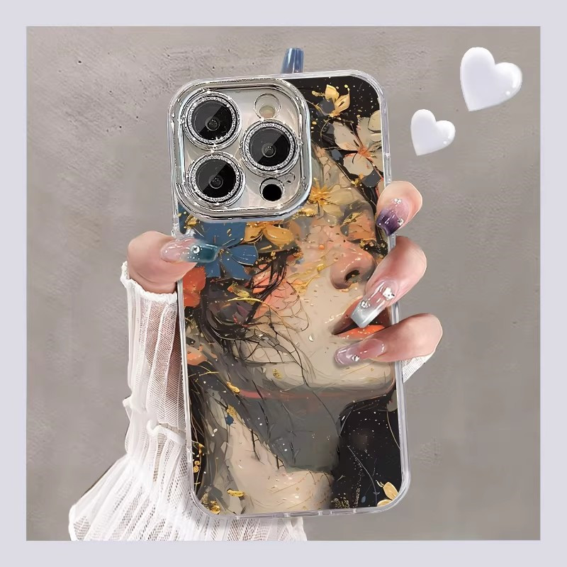 Mẫu tranh sơn dầu cao cấp,mẫu nên mua.Ốp lưng điện thoại phù hợp với iPhone16 15 14 13 12 11Pro Max7