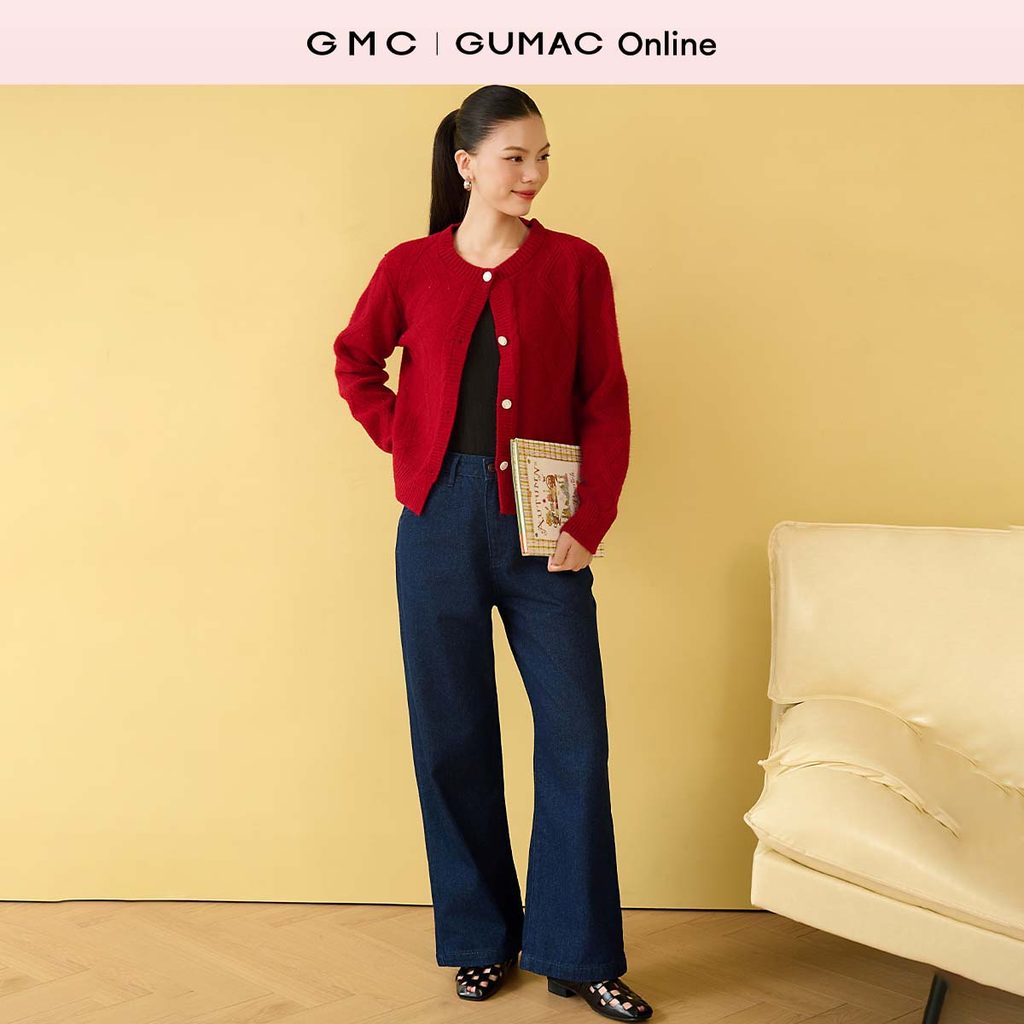 Quần jeans nữ túi xéo thời trang GUMAC QJF10006