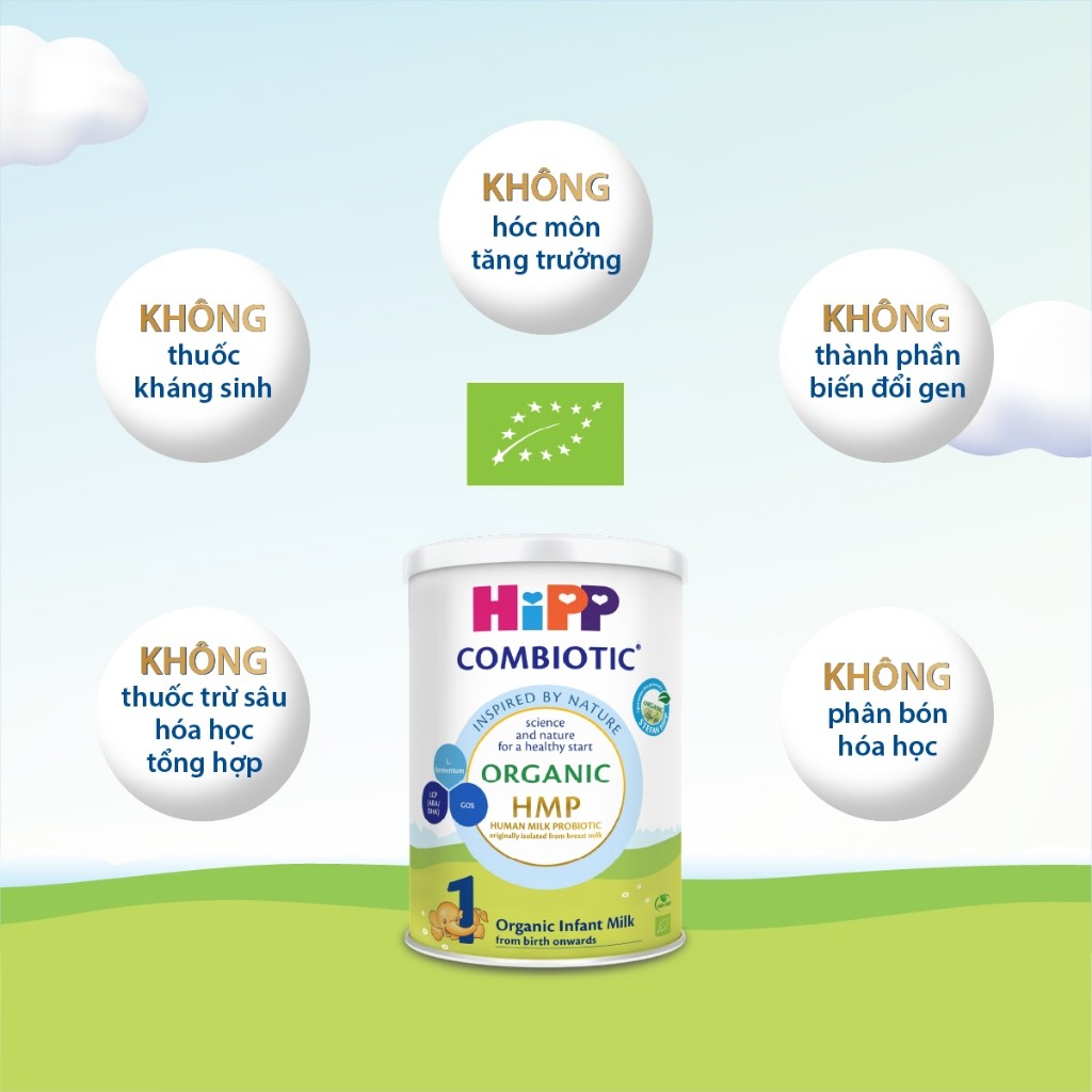 Sữa bột công thức HiPP 1 Organic Combiotic 350g