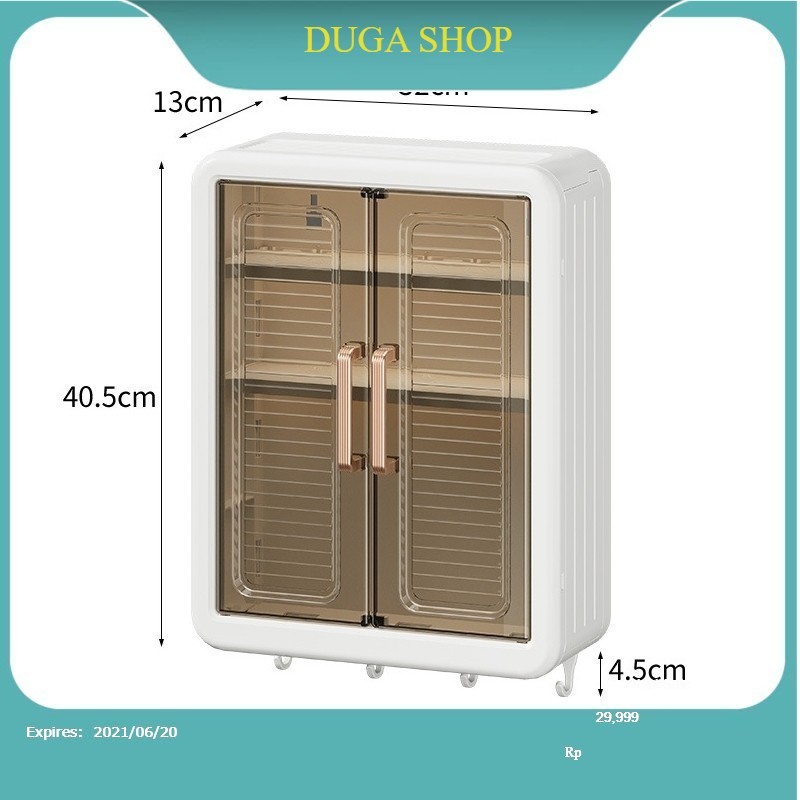 tủ dán tường nhà tắm đa năng jnochj đựng đồ nhà bếp tiện lợi, tủ đựng mỹ phẩm treo tường 7678 DUGA