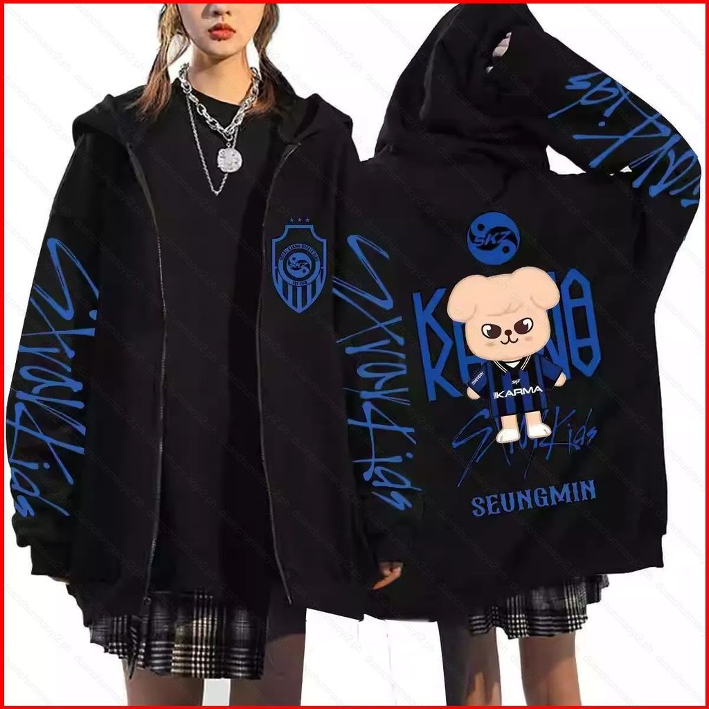 DC2 Đi Lạc Trẻ Em skzoo KARMA anime Dây Kéo Áo Khoác Áo Unisex Top