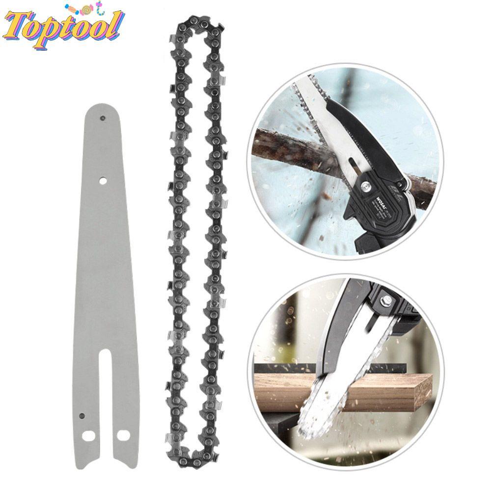 TOPTOOL Chain Saw Set Chain Guide 4 / 6 inch Cắt Sharp Chains Máy cưa xích điện