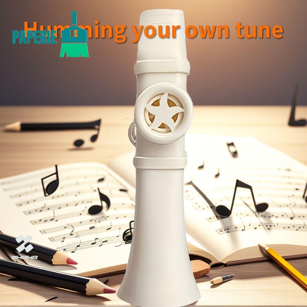 GIẤY Kazoo chuyên nghiệp, Ống ngậm Dudu thân bằng nhựa Ống sáo Kazoo, Niềm vui có dây buộc Kích thướ