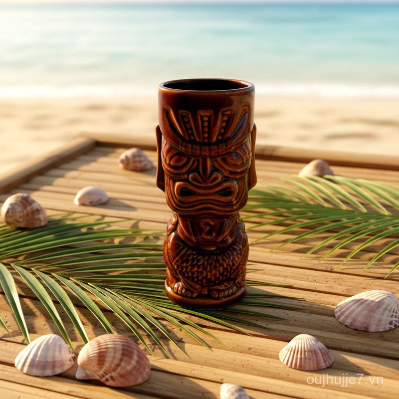 Bar Samif Hawaii Cocktail Ly Sáng Tạo Rượu Ly TIKI Thủy Tinh Gốm TIKI MUG MUG A2RF